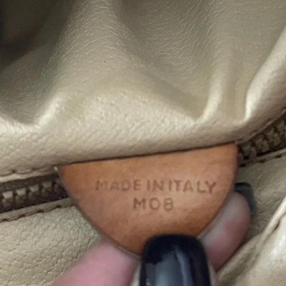 Celine Clutch – Cognac & Beige Signature Pattern - Picture 9 of 13